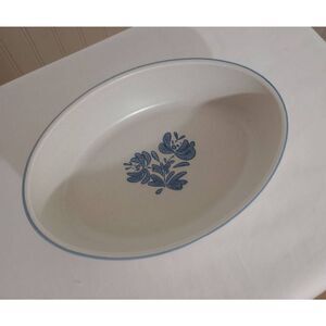 Pfaltzgraff large shallow oval stoneware serving dish